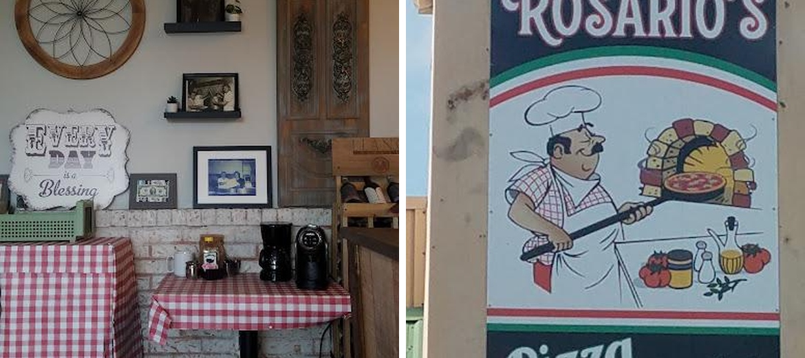 Grandpa Rosario's Pizza and Pasta Menu