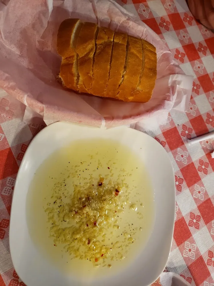 Fresh Bread with Garlic and Oil