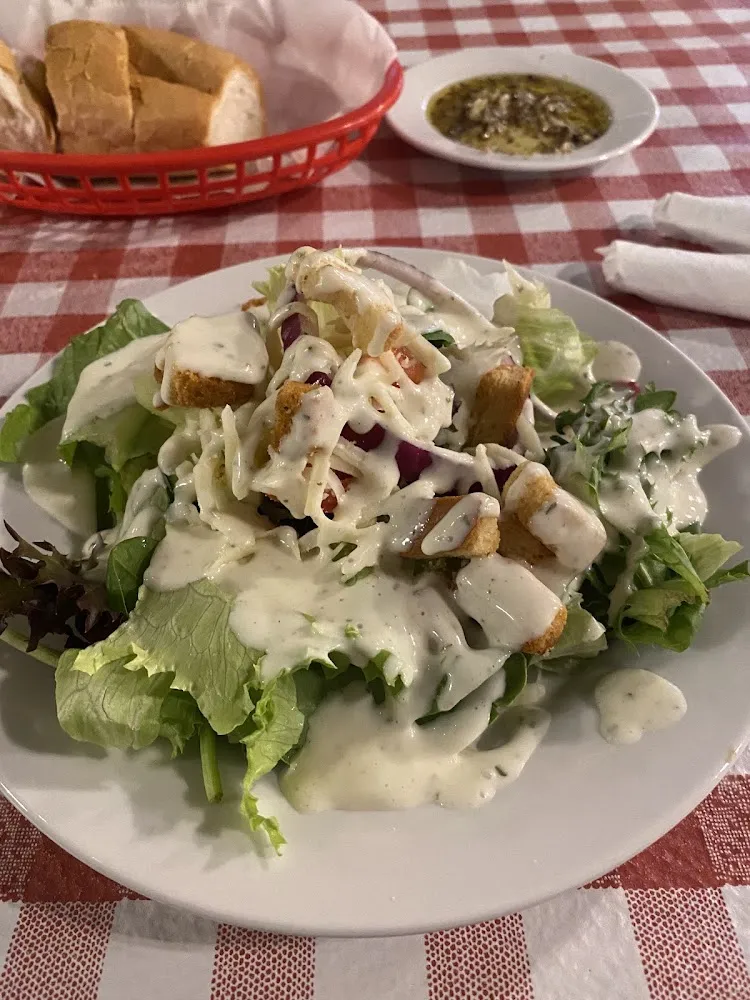 Salad with Ranch Dressing